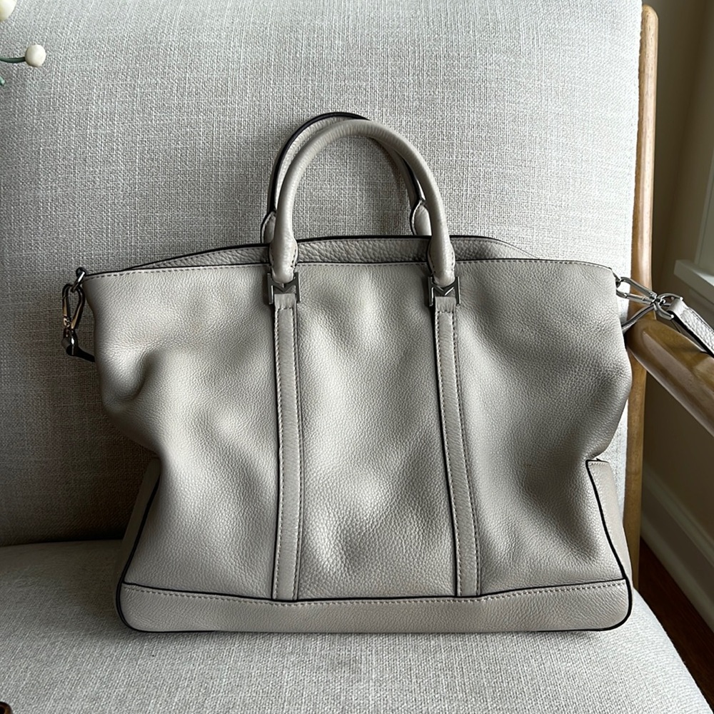 Michael Kors grey tote with shoulder strap - Picture 1 of 10